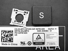 Single Key Cap + Clip For Dell Latitude 5400 From P/N: 3J9FC Model: NSK-EW0BC picture