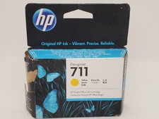 NEW Genuine HP 711 Yellow Ink Cartridge Box DesignJet OEM Exp. 2023 picture