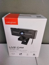 CREATIVE LIVE CAM SYNC 4K UHD Webcam with Backlight Compensation NEW & SEALED  picture