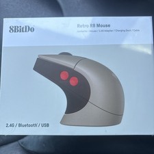 8BitDo Retro R8 Mouse - C64 Edition Wireless 2.4G Gaming Mouse w/ Charging Dock picture