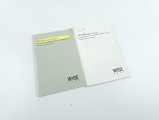 Wyse WY-50 Amber Terminal CRT Computer Manual Refrence Guide  picture