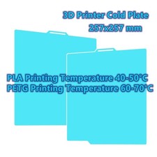 Low Temp Cold Build Plate For Bambu Lab P1P P1S P2S A1 X1 X1c Spring Steel Sheet picture