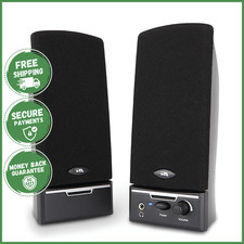 COMPUTER SPEAKERS FULL STEREO SOUND AUDIO Compact Desktop PC Gaming Music System picture