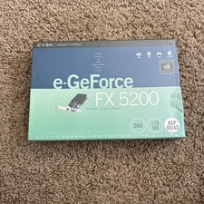 EVGA e-GeForce FX 5200 128MB DDR PCI Graphics Card 128-P1-N309-BR picture