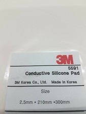 3M Thermally Conductive Silicone Pad Sheet 5591, 2.5 mm x 210 mm x 300 mm, One picture