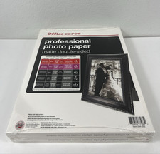 Office Depot Professional Photo Paper Matte Double-Sided For Inkjet Lot Of 2 picture