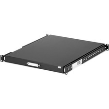 StarTech 1U Sliding Server Rack Mount Keyboard Shelf Tray, 55lbs (25Kg), 22in picture