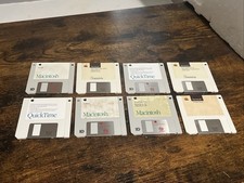 Vintage Macintosh and Apple Floppy Disk lot of 8 UNTESTED AS IS Collectible picture