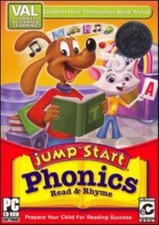 JumpStart Phonics: Read & Rhyme PC CD kids practice reading skills words game picture