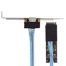 CY M.2 M-key 2280 NGFF PCI-E4.0 to Oculink SFF-8612 SFF-8611 30cm Host Cable picture