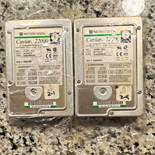 Lot of 2 Vintage Western Digital Caviar 22000 AC22000-00LA 2GB IDE HDD picture