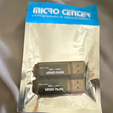 Micro Center 32GB USB3.0 USB-A Flash Drive Black Removable 2 Pack picture