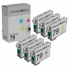 6 Pack Ink Cartridge for Epson T079 Artisan Stylus Photo Printer 1430 1400 picture