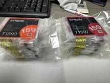 NEW Epson 159 T159 UltraChrome Hi-Gloss-II Ink Cartridges R2000 (a set of 8) picture