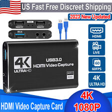 4K Audio Video Capture Card USB 3.0 HDMI Video Capture for Switch PS4 PS5 OBS PC picture