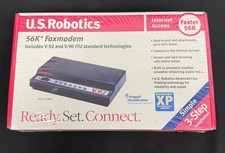NEW SEALED U.S. Robotics USR5686E 56K V.92 External Faxmodem Serial Dial-Up picture