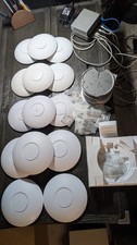 Lot 14 Ubiquiti UniFi Access Points AC Pro, U6 LR, U6 Pro + 2 Cisco PoE Switches picture