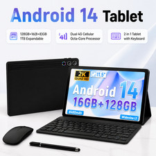 Android 14 Tablet 2025 Latest 11 Inch Tablets 16GB+128GB Dual 4G Cellular 8-Core picture