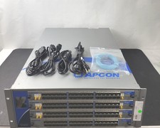 Apcon IntellaFlex ACI-3144-XR 4-Slot Chassis w/ 4x Line Card Modules READ picture