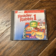 The Learning Company Reader Rabbit 1, 1996 PC Game - Rare Vintage picture