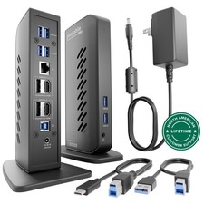 Plugable Universal Docking Station for Dual 4K Monitors picture