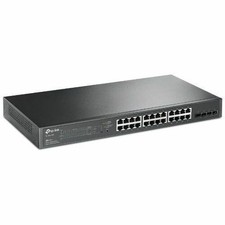 TP-Link JetStream 28-Port Gigabit Smart Switch with 24-Port PoE+ TLSG2428P picture