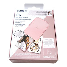 Canon IVY 2 Portable ZINK Sticker Instant Photo Printer Blush Pink - NEW picture