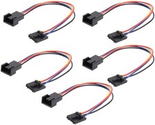 5Pcs 5Pin to 4Pin Fan Connector Adapter Converter Extension Cable Wire picture