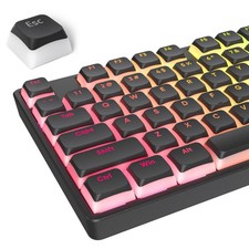 117 PCS Black Pudding PBT Keycaps XDA Profile 75 Percent For MX Switches picture