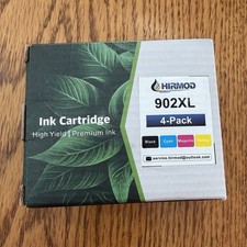 Hirmod 902XL Compatible Ink Cartridges For HP Black Cyan Magenta Yellow 4 Pack picture