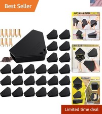 24 Pcs Mice Station with Key Triangle Mouse Station Reusable Rodent Trap Box,... picture