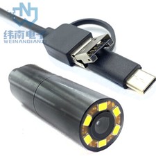 6LED USB Borescope Inspection Camera 12MP Autofocus USB Endoscope Camera Module picture