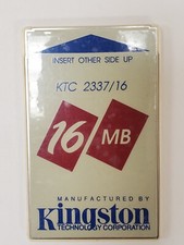 Vintage Rare KINGSTON 16 MB Flash Memory PC Card PCMCIA KTC 2337/16 picture