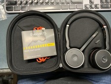 Jabra Evolve 75 Bluetooth Headset HSC040W Wireless w/ Case - Excellent picture