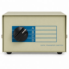 Kentek BNC 4 Way Manual Data Switch Box Female I/O ABCD Port for Coaxial BNC int picture