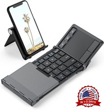 Teclado Bluetooth Plegable,Teclado Inalambrico Plegable para Laptop, iPad,iPhone picture