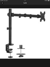 NEW VIVO Single Monitor Arm Fully Adjustable Desk Mount Stand For Screen 13”-27
