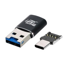 ChenYang USB 3.0 to Micro SD SDXC TF Card Reader with Micro USB-C OTG Adapter picture
