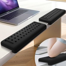 L-Shaped Desk Edge Cushion, 2 PCS Elbow Rest for Desk, Black picture