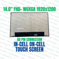Dell DP/N 0GN3CP GN3CP 40 Pin LCD Screen Touch Screen Display NV140WUM-T03 picture