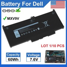 ✅LOT MXV9V Battery For Dell Latitude 5300 5310 7300 7400 5VC2M N2K62 Laptop 60Wh picture