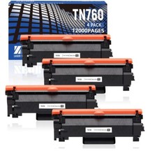 TN760 Toner Cartridge For Brother TN730 MFC-L2710DW MFC-L2750DW HL-L2370DW 1-4pk picture