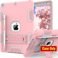 Hybrid Heavy Duty Protective Case for iPad 9th/8th/7th Gen, 10.2 with Kickstand picture