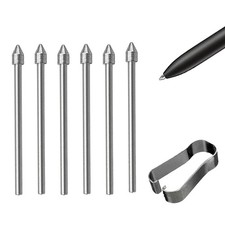 6 PCS Galaxy Tab S Pen Metal Nibs/Tips Replacement for Samsung silver picture