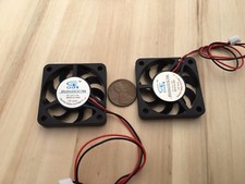 2 Pieces 12v 4007s Gdstime Computer 2pin 40x40x7mm DC Cooling Fan brushless C27 picture