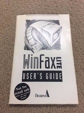 WinFax Lite Users Guide & Diskette 3.5