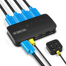 2-4 Ports KVM Switch 4K HDMI USB Switch Computer Share Monitor Keyboard Mouse picture