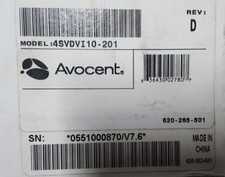 Avocent 4SVPUA20-201  SWITCHVIEW 4 PORT PS2 & USB - KVM SWITCH W/ USB2 HUB picture