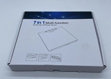 External Optical Drive 7 in 1 Multi-Function 5V 4 Hub Open Box picture