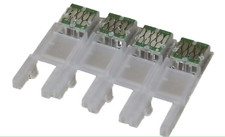 4X T812 812 XL Single Use Chip for Refillable Ink Cartridge for Wf 7820 Wf 7840 picture